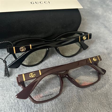 gucci reading glasses 1.00|Gucci oversized prescription glasses.